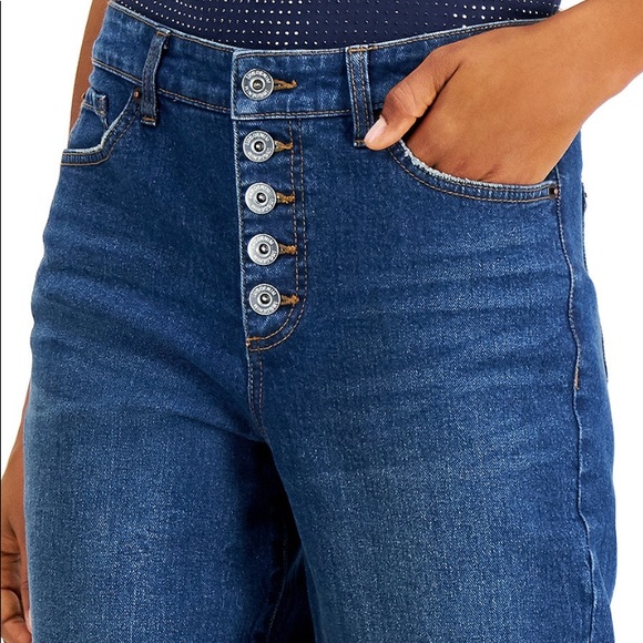 INC High-Rise Straight Leg Jeans - Picture 4 of 11